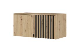 Top superiore per armadio Leeds 15 e 16 | Rovere Artisan | 50 x 105 x 51 cm | 2 ante e 2 scomparti