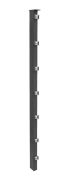 Palo per recinzione Mod. P, Finitura:  vernice antracite, Per recinzioni alte max: 203 cm, Lunghezza: 260 cm, Punti di fissaggio: 11