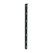 Palo per recinzioni Mod. S, Finitura: vernice antracite, per recinzioni alte: 103 cm, Lunghezza: 108,5 cm, Punti di fissaggio: 6