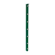 Palo per recinzioni Mod. S, Finitura: vernice verde, per recinzioni alte: 203 cm, Lunghezza: 260 cm, Punti di fissaggio: 11