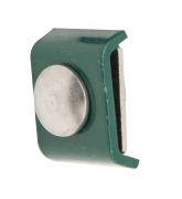Giunto per pannello di recinzione piccolo, forma piatta, Finitura: rivestimento verde
