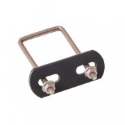 Kit per fissaggio delle staffe a U, Finitura: rivestimento color antracite