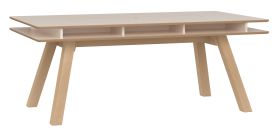 Tavolo "Sarandi" 13, beige / rovere, gambe: legno di pino 200 x 100 cm