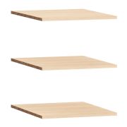 Set 3 ripiani per armadio Aegir 01 & 02 | Design Japandi moderno | Rovere naturale