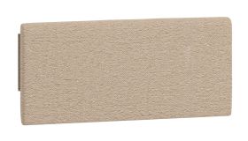 Rivestimento imbottito per testata letto singolo Aegir 38/39/40 | Marrone elegante | 34 x 75 x 4 cm