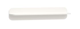 Mensola a muro classica Aenna 131 | 1 ripiano | Bianco | 20 x 100 x 16,5 cm | Robusta e stabile