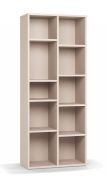 Libreria "Tacuarembo" 38, beige, 8 ripiani in legno, 10 scomparti, 148,5 x 38 x 185 cm