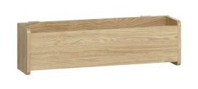 Contenitore laterale per letto "Mirinay", color rovere, 70 x 17 x 20 cm