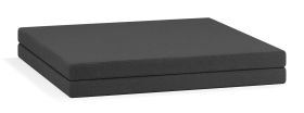 Materassino pieghevole "Mirinay", grigio scuro, tessuto repellente, imbottito, 90 x 180 cm