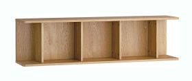 Mensola "Olimar" 32, color rovere, 3 scomparti, 123 x 25 x 33 cm