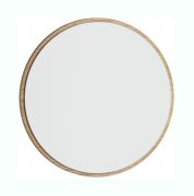 Specchio"Olimar" 21, color rovere, rotondo, per toeletta "Olimar" 20, 42 x 8 x 42 cm
