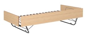 Letto supplementare estraibile per letto a baldacchino singolo, color rovere, 85 x 185 cm