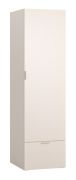 Armadio con ante a libro "Sarandi" 05, beige, maniglie: beige, 1 cassetto, 1 barra appendiabiti, Sistema "Soft-Close", 58 x 57 x 206 cm