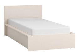 Letto singolo "Sarandi" 35, beige, incl. rete a doghe sollevabile, con testiera, 90 x 200 cm