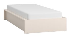 Letto singolo "Sarandi" 36, beige, rete a doghe sollevabile, senza testiera, 90 x 200 cm