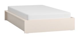 Letto una piazza e mezza "Sarandi" 34, beige, rete a doghe sollevabile, senza testiera, 120 x 200 cm
