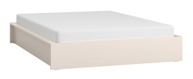 Letto matrimoniale "Sarandi" 30, beige, rete a doghe sollevabile, senza testiera, 160 x 200 cm