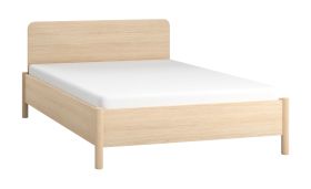 Letto per ospiti Aegir 23 con testiera dritta | Rovere | Stile scandinavo | Rete a doghe | 140 x 200 cm