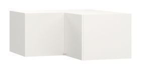Armadio Aenna bianco | Maniglie bianche | 50 x 108,5 x 111 cm | Design moderno