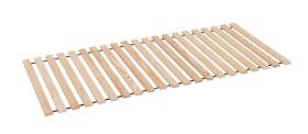 Set 2 reti a doghe 90 x 200 cm | Legno di pino | Marrone | Serie Aenna | Montaggio semplice