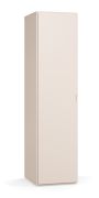 Armadio battente beige 92,5x57x185 cm | LED con sensore movimento | Barra appendiabiti | Soft-Close