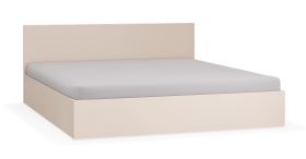 Letto matrimoniale king size Tacuarembo beige | Vano contenitore | Rete a doghe sollevabile | 180 x 200 cm