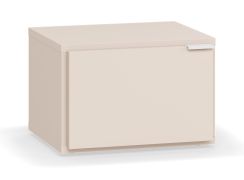 Comodino "Tacuarembo" 33 beige | 2 scomparti | 1 anta battente | Sistema Soft-Close | 45 x 40 x 30 cm