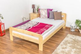 Letto una piazza e mezza "A6", pino massiccio, naturale, incl. rete a doghe - 120 x 200 cm