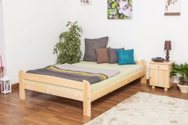 Letto francese in pino massello naturale A11 | Rete a doghe inclusa | 140 x 200 cm | Design moderno e robusto