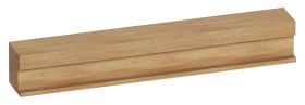 Battiscopa in legno di faggio naturale | Lunghezza 250 mm | Finitura elegante