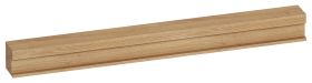 Battiscopa in legno di faggio | Lunghezza 400 mm | Finitura naturale | Design elegante