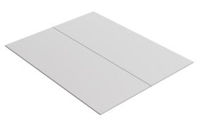 Pannelli base per letto matrimoniale | Set 2 pezzi | Bianco | 89,20 x 196 cm | Spessore 16 mm