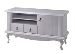 Mobile porta TV "Bignona" 15 | Pino bianco | 60 x 110 x 47 cm | Ampio spazio e design elegante