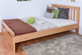 Letto matrimoniale extra lungo Easy Premium Line K8 | Faggio massiccio naturale | 140 x 220 cm | Design moderno