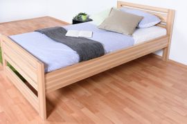 Letto singolo 115, faggio massello, naturale, incl. rete a doghe - 100 x 200 cm