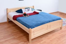 Letto alla francese 117, faggio massello, naturale, incl. rete a doghe - 140 x 200 cm