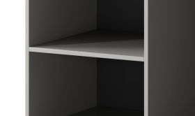 Set 4 ripiani per armadio Bainton | Grigio elegante | Laminato robusto | Finitura precisa