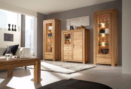 Set soggiorno 4 pezzi Balsa | Rovere naturale cerato/oliato | Superficie spazzolata | Compatibile robot aspirapolvere