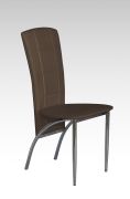 Sedia "Maridi" 80, color cappuccino - 97 x 45 x 53 cm (h x l x p)