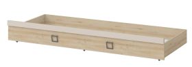 Letto estraibile Benjamin | Faggio e crema | 80 x 190 cm | Design moderno e funzionale