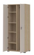 Armadio cameretta ante battenti Benjamin 12 | Faggio/crema | 198x84x56 cm | Spazio ottimizzato