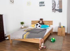Letto futon in rovere massello oliato 140 x 200 cm | Design moderno | Massima stabilità