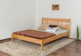 Letto matrimoniale / letto per ospiti Legno Natura 142 faggio massello natura - 160 x 200 cm (L x L)