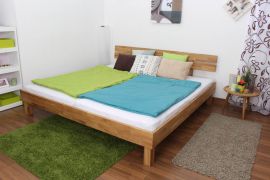 Letto futon in rovere massello oliato 200 x 200 cm | Design moderno | Artigianalità superiore | Alta stabilità
