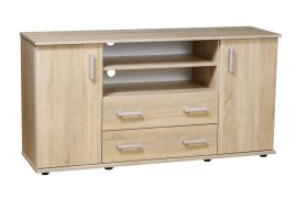 Cassettiera Tandil 08 | rovere Sonoma | 82 x 160 x 45 cm | design moderno e spazio ottimizzato