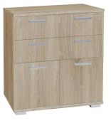 Cassettiera Tandil 04 rovere Sonoma | 87x80x41 cm | Design moderno e robusto | Ampio spazio contenitivo
