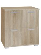 Cassettiera Tandil 03 in rovere Sonoma | Design moderno | 87 x 80 x 41 cm | 4 ante capienti