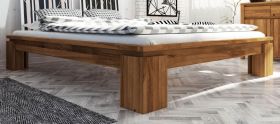 Letto francese Tasman 03 | Rovere massello selvatico oliato | 140 x 200 cm | Design elegante