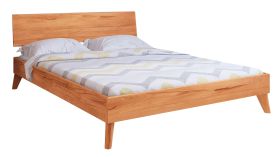 Letto singolo Timaru 01 | Faggio massello oliato | 90 x 200 cm | Design elegante