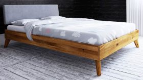 Letto matrimoniale Timaru 03 | Rovere massello selvatico oliato | 160 x 200 cm | Design elegante